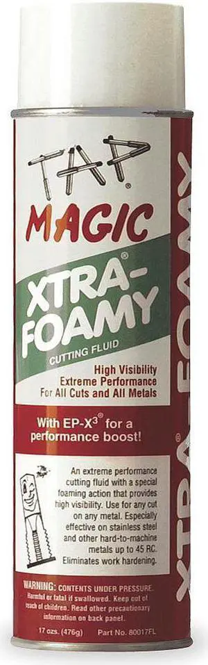 TAP MAGIC 80017FL Cutting Oil,17 oz,Aerosol