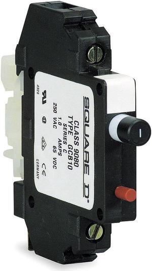 SQUARE D 9080GCB30 Circuit Breaker, 9080GCB Series, 3A, 1 Pole, 250V AC