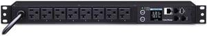 CyberPower PDU31002 MONITORED PDU 20A SNMP L5-20P 120V 8X5-20R 1U 12FT 3YR WTY