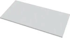 Fellowes - 9649401 - Fellowes High Pressure Laminate Desktop Gray - 48x24 - Gray Rectangle, High Pressure Laminate (HPL)