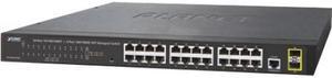 PLANET Technology - GS-4210-24T2S - Planet 24-Port Layer 2 Managed Gigabit Ethernet Switch W/2 SFP Interfaces - 24 Ports - Manageable - 4 Layer Supported - Modular - Twisted Pair, Optical Fiber - 1U