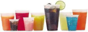 Fabri-Kal RK Crisscross Cold Drink Cups 3 oz Clear RK3