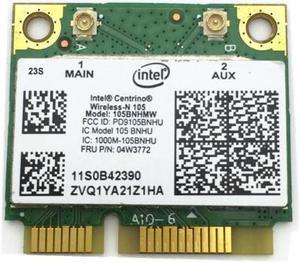 105BNHMW Card for IBM /Lenovo 04w3772 Intel Wireless-N 105 Wireless Wifi MINI PCI-E