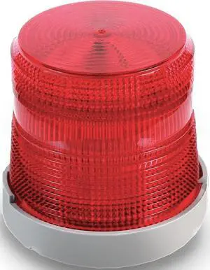 EDWARDS SIGNALING 48XBRMR120A Warning Light, Red, (6) LED, 120V AC, 65 FPM, 4