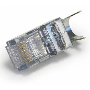 Platinum Tools - 202052J - Tools ezEX48 10G RJ45 Shielded Connector w/ Ext. Ground for Conductor OD Range .043in - Platinum Tools - 202052J - Tools ezEX48 10G RJ45 Shielded Connector w/ Ext. Ground for Conductor OD Range .043in -