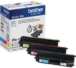 BROTHER INTERNATIONAL TN-331-3PK GenuineSY ColorTonr Crtrdg 3Pk