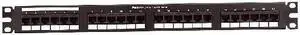 Panduit Patch Panel,Cat 5e,Rack Mt,24 Port HAWA DP245E88TGY