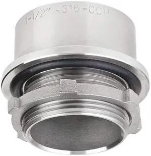 CALBRITE S61200LT00 Hub,Threaded,1-1/4in.,2-1/2in.L,316 SS