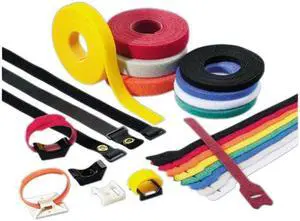 Panduit - HLS-75R10 - PANDUIT Tak-Ty HLS Series Hook and Loop Tie - White