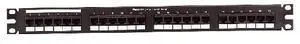 Panduit - DPA24688TGY - Panduit DP6 DPA24688TGY Angled Cat6 24-Port Network Patch Panel - 24 x RJ-45 - 24 Port(s) - 24 x