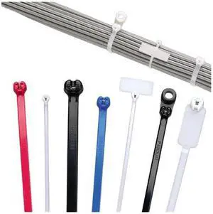 Panduit - BT4LH-TL0 - Panduit Dome-Top BT4LH-TL0 Cable Tie - Tie - Black - 250 Pack - 120 lb Loop Tensile - Nylon 6.6