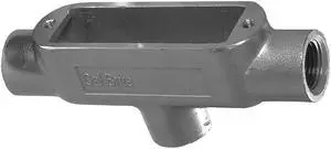 CALBRITE S60500TB00 Conduit Outlet Body w/Cover,1/2 In.