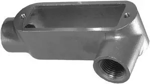 CALBRITE S60500LL00 Conduit Outlet Body w/Cover,1/2 In.