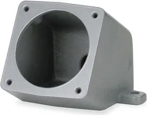 HUBBELL WIRING DEVICE-KELLEMS MB302W Pin & Sleeve Receptacle, 30 A, - Phase, 3