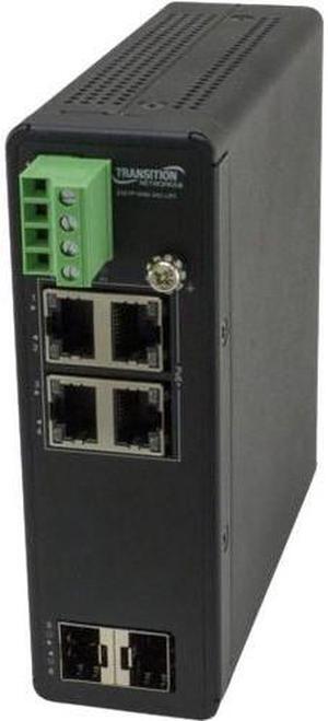 Transition Networks Unmanaged Hardened Gigabit Ethernet PoE+ Switch