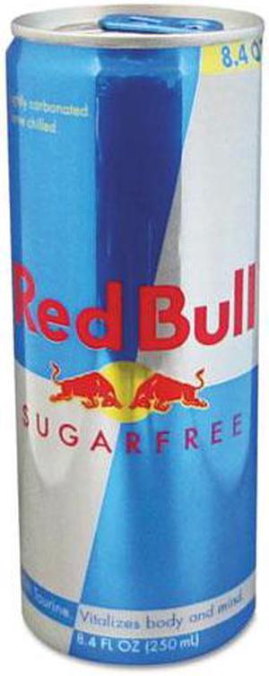 Red Bull 122114 Red Bull Energy Drink, Sugar-Free, 8.4 oz Can, 24/Carton