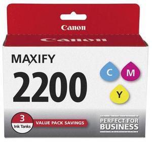 PGI-2200 3 CLR MULTI PACK FOR