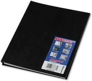 Blueline NotePro Notebook 11 x 8 1/2 White Paper Black Cover 100 Ruled Sheets A10200BLK