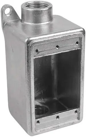 CALBRITE S60700FDCS Weatherproof Electrical Box, 25 cu in, FDCS Box Type, 1