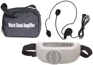 Audio2000 Waist-Band PA Amplifier with a Headset Microphone - AWP6202