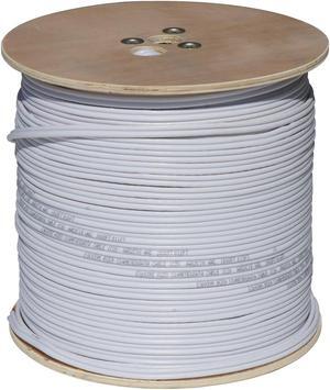 SPT SECURITY Model 95S-1000W 1000 ft. RG59 Siamese Cable with 18/2 Power and 24/2 Data, 1000 ft. White