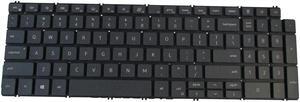 Backlit Keyboard for Dell Inspiron 5501 5502 5508 5509 5584 5590 5591 5593 5594 5598 7590 7591 7791 Laptops - Replaces 1FRFK - Black