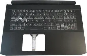 Acer Nitro AN517-41 Palmrest w/ Backlit Keyboard 6B.QCUN2.001 - White Key Version