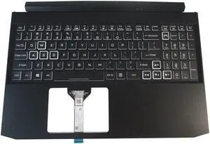 Acer Nitro AN515-45 AN515-57 Palmrest w/ Backlit Keyboard 6B.QBCN2.001 - White Key Version