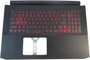 Acer Nitro AN517-41 AN517-54 Palmrest w/ Backlit Keyboard 6B.QAPN2.001 - Red Key Version