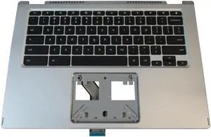 6B.HX7N7.020 - For Acer - KEYBOARD W/UPPER CASE SILVER N-HDMI W/ BL