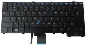 Non-Backlit Keyboard w/ Pointer for Dell Latitude E7440 Laptops - Replaces 4G6VR