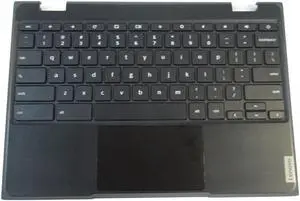 Lenovo 100E Chromebook 2nd Gen AST 82CD Palmrest w/ Keyboard & Touchpad 5CB0Z21474