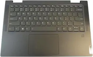 Lenovo IdeaPad Yoga 7-14ITL5 Palmrest w/ Backlit Keyboard Touchpad & Fingerprint Reader 5CB1A08879