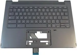 Acer Chromebook Spin CP714-1WN CP714-2W Gray Upper Case Palmrest & Keyboard 6B.K7RN7.023