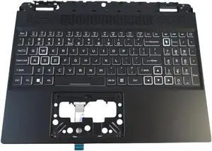 Acer Nitro 16 AN16-41 AN16-51 Upper Case Palmrest w/ Backlit Keyboard 6B.QJLN7.030