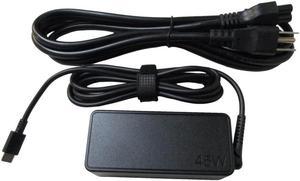 45W USB-C Laptop Replacement Ac Adapter Charger w/ Power Cord