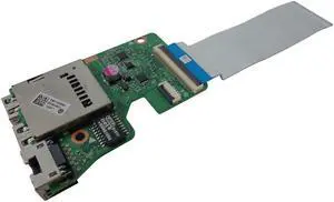 HP Pavilion 15-AB 15T-AB USB Network Card Reader Board w/ Cable 809038-001