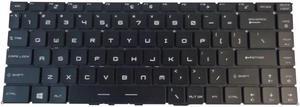 MSI GF63 8RC GF63 8RD GF63 Thin 9SC White Backlit Keyboard