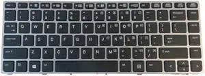 Non-Backlit Keyboard w/o Pointer for HP EliteBook 9470 9470M 9480 9480M Laptops