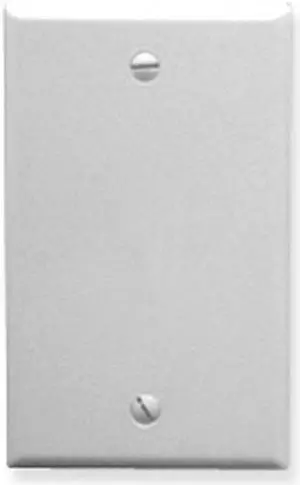 Flush Wall Plate Blank WHITE - ICC-IC630EB0WH