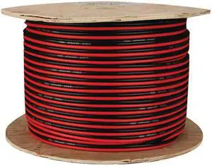 Install Bay Swrb16-500 16-Gauge Red/Black Paired Primary Speaker Wire, 500-Ft Spool
