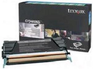 C73X/X73X BLACK RETURN PROGRAM TONER CARTRIDGE 8K