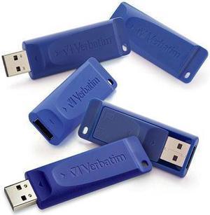 Verbatim 8gb USB Flash Drive 5 Pk Blue - 99121