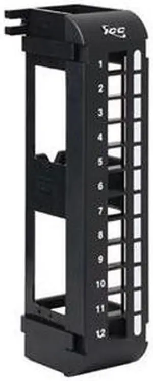 PATCH PANEL, BLANK, VERITCAL, HD,12-PORT - ICC-IC107BP12V