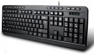 DESKTOP MULTIMEDIA USB BLACK KEYBOARD - AKB-132UB