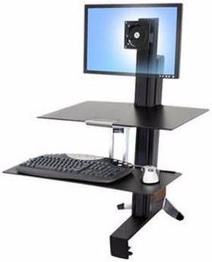 Ergotron Workfit-s Single Ld with Worksurface+ - Stand - 33-350-200