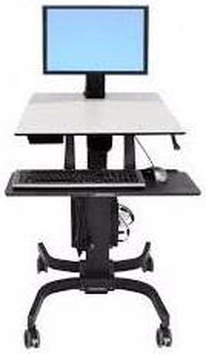 Ergotron Workfit-C Single Ld Sit-Stand Workstation - Cart - 24-215-085