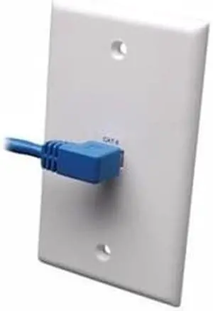 Tripp Lite Cat6 Gigabit Molded Patch Cable Rj45 Right Angle Down M To Rj45 M - Patch Cable - 3 Ft - Blue - N204-003-BL-LA Tripp Lite Cat6 Gigabit Molded Patch Cable Rj45 Right Angle Down M To Rj45 M - Patch Cable - 3 Ft - Blue - N204-003-BL-LA