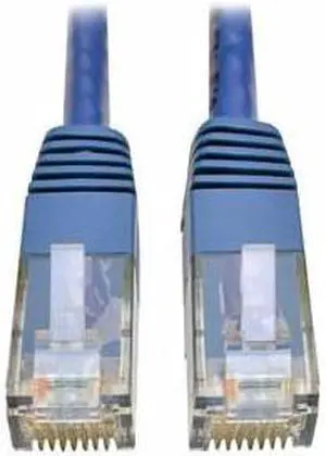 TRIPP LITE CAT6 GIGABIT MOLDED PATCH CABLE RJ45 M/M 550MHZ 24 AWG BLUE 1' - PATCH CABLE - 1 FT - BLUE - N200-001-BL