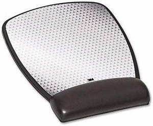 3M PRECISE MOUSING SURFACE WITH LEATHER-LIKE GEL WRIST REST MW309LE - MW309LE